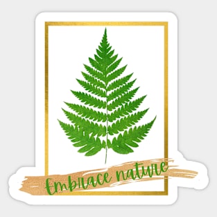 Embrace Nature Sticker